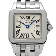 CARTIER Santos Demoiselle Sm W25064Z5 White Ladies Used Watch #31117 6