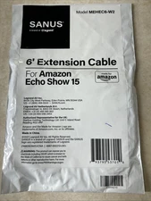 Extension Cable Lead for Amazon Echo Show 15 Full HD 15.6" Smart Display