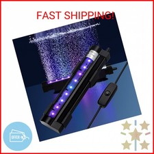 DaToo Submersible Aquarium Light 6Inch Fish Tank Light Bubbler Wall with Air Bub