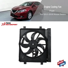 TYC622880 Radiator Condenser Cooling Fan Assembly For 2013-18 Nissan Sentra 1.8L