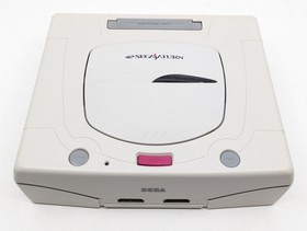 Sega Saturn White Console HST-3220 Boxed NTSC-J Japan Tested w/ Controller