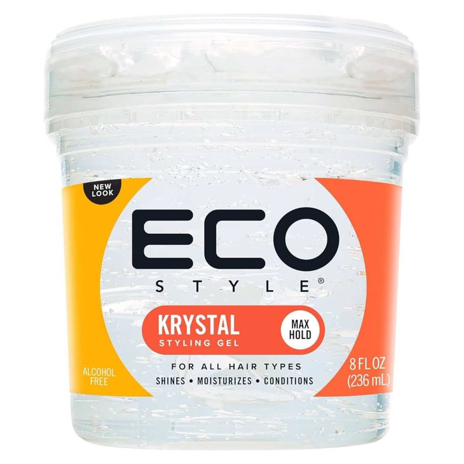 ECO Style Styling Gel Krystal Max Hold Alcohol Free 16oz 473ml