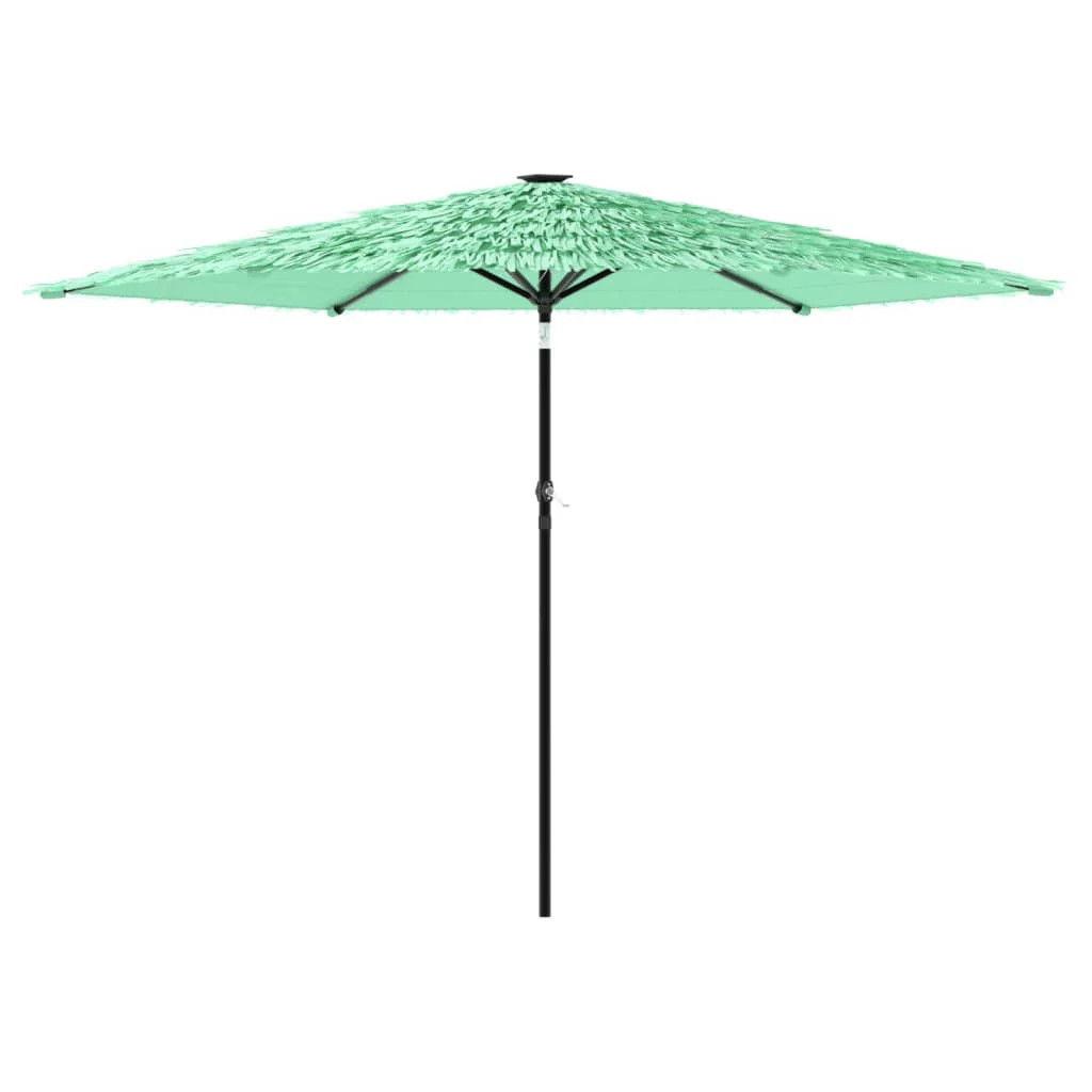 Parasol de jardin carré 288x288 cm avec mât en acier anthracite pour terrasse