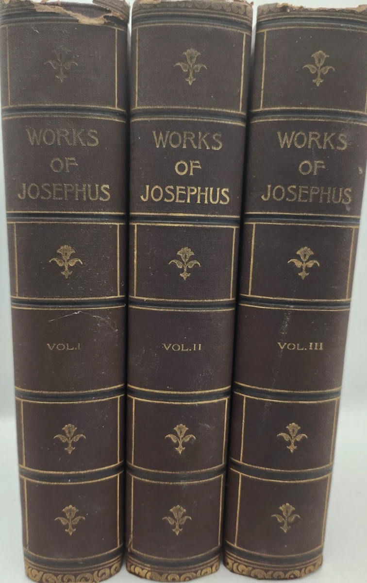 Josephus Agst Apion,Jewis War, Antq(全10) Flavius Josephus In Antiquarian & Collectible Books for sale | eBay