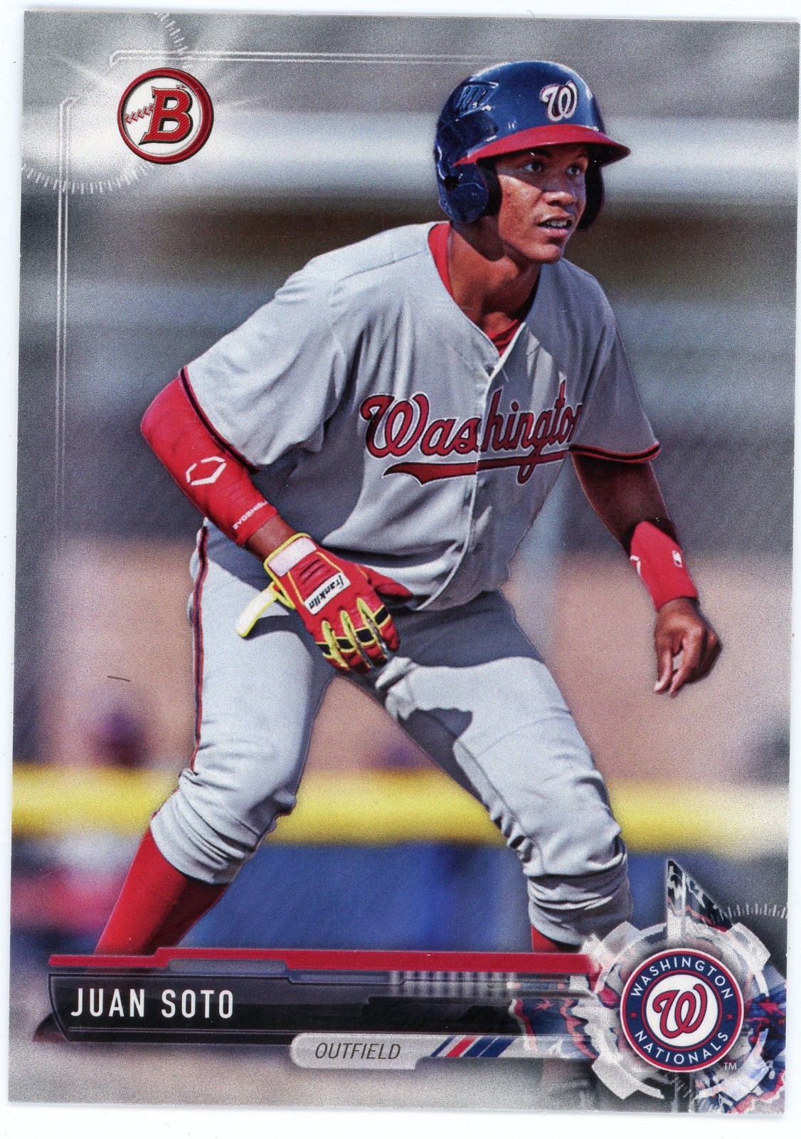 2017 Bowman Draft Prospect Rookie Juan Soto #162 Yankees