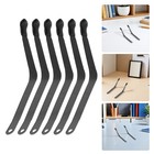 6 Sets Papierdruckfeder Klaviernotenständer-clip Buchordner-Clip Buchseitenclip