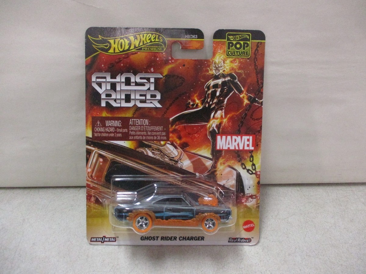 Hot Wheels Premium Marvel Ghost Rider Charger | eBay