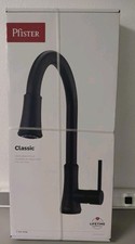 Pfister Classic Matte Black Pull-Down Kitchen Faucet F-529-7PFB 