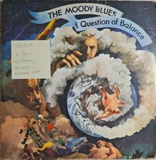 The Moody Blues A Question of Balance Vinyl Record LP VG/G+ THS3 1970