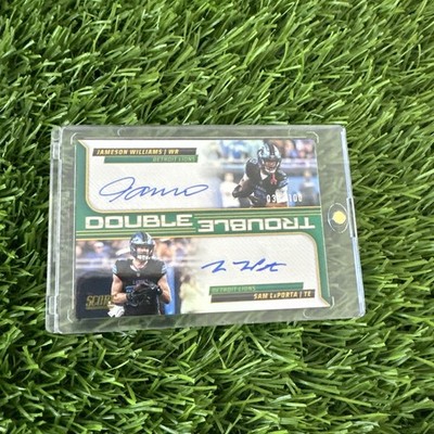 Jameson Williams,Sam Laporta - 2025 Panini Score - Double Trouble /100 #DT-JWSL