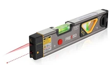 PREXISO P1P20 2-in-1 12-Inch Line & Point Torpedo Laser Level w/ Light New