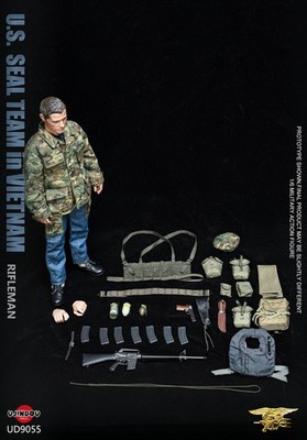 UJINDOU 1/6 ベトナム戦争 米海軍シールズ ライフルマン UD9055 In Stock New UJINDOU UD9055 1/6 U.S. Seal Team In Vietnam Rifleman