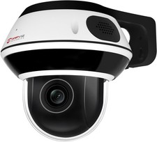 UltraHD 4K 8MP PTZ PoE IP Dome Camera, Outdoor Optical Zoom, Two-Way Audio