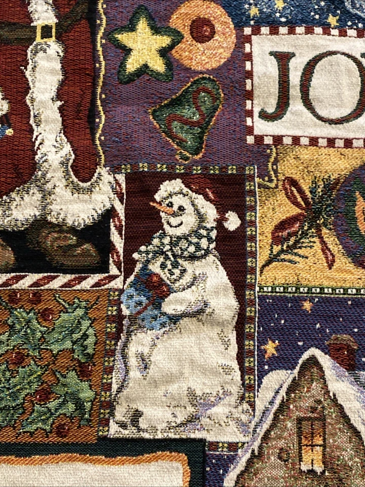 Goodwin Weavers The Edith Collection Christmas Holiday Tapestry Throw Blanket - Image 4 of 4