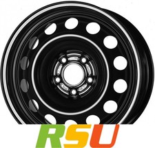 4x MWD 16191 7x16" ET44 LK5 108 ML 65.1 Stahlfelgen 16 Zoll