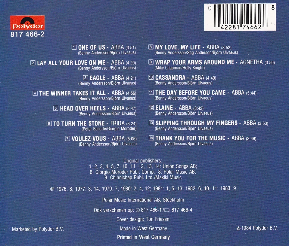 ABBA - CD - FROM ABBA WITH LOVE - Bild 2 von 2