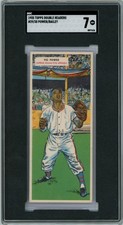 1955 Topps Double Headers Vic Power Ed Bailey #29/#30 SGC 7