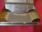 VTG Grammes Samuel M. Langston Co. Note Pad Holder Brass Camden NJ — photo 5