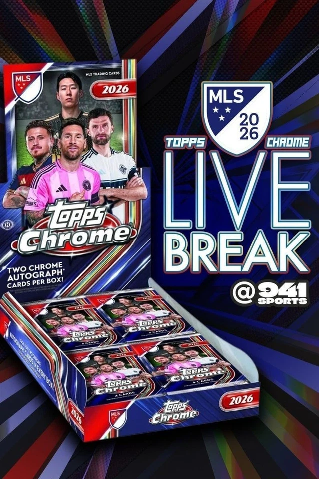 ⚽Topps Chrome MLS In The 941⚽