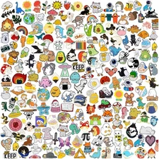 20/30/50/80 Mixed Enamel Brooch Bulk Set,Lapel Badges, Cartoon Plant Enamel P...