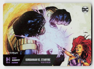 2023 DC Comics Collectors Cards Gordanian vs. Starfire