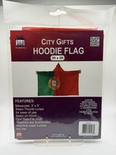 Portugal Hoodie Flag - 3 ft x 5 ft - One Size Fits Most - City Gifts