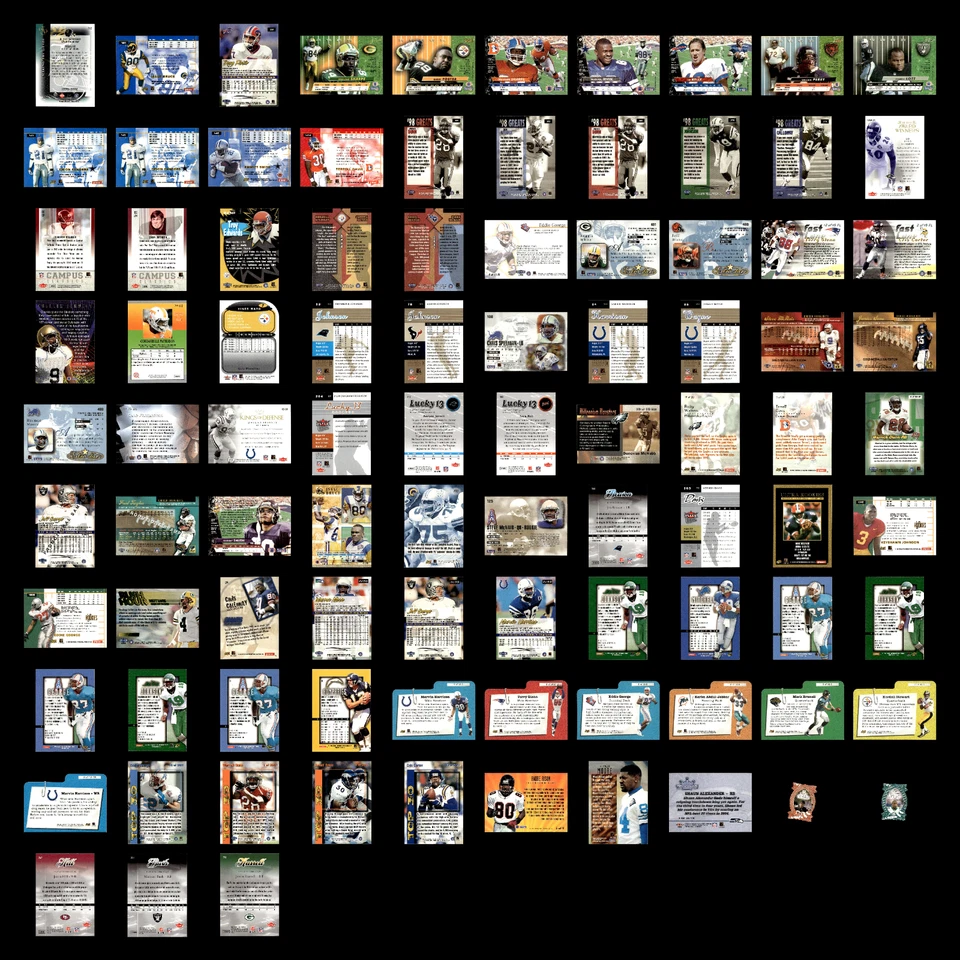 Fleer Ultra Lot 93 Inserts/Rookies/TD Kings/Die Cut/Lucky 13/Gold Medallion/HOF - Image 2 of 4