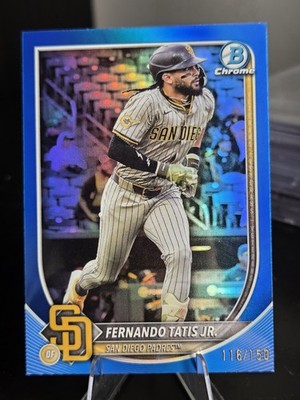2025 Bowman Chrome Fernando Tatis Jr. Blue Refractor /150.