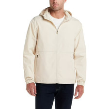 WP Weatherproof Men's Rain Jacket Size M Khaki