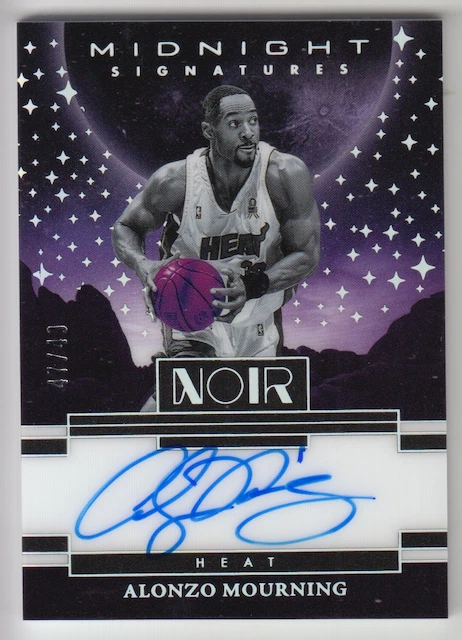 Alonzo Mourning Basketball Autographed Sports Trading Cards