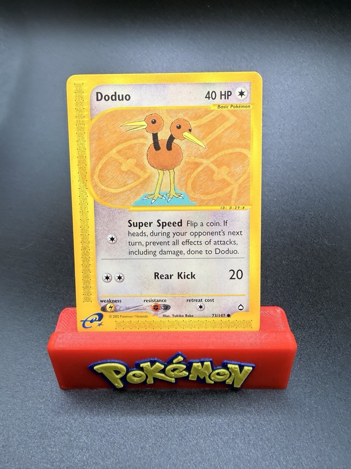 Doduo - Aquapolis 73/147 2002 - E Reader - Pokémon TCG - WOTC - NM