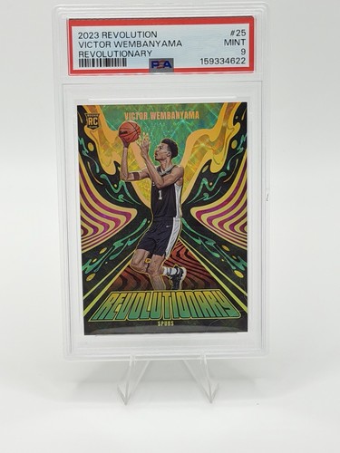 Victor Wembanyama 2023-24 Panini Revolution Revolutionary RC SSP Case Hit PSA 9