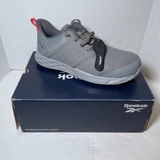 Reebok Work Astroride Strike RB4671 Mens Gray Wide SAFETY SHOES *BRAND NEW*