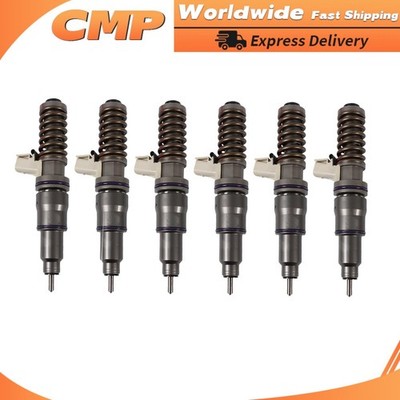 6PCS 22172535 BEBE4D34101 Fuel Injector for Volvo Penta D12 TAD1242VE TAD1250VE