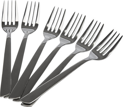Arcos Torten-Gabeln Edelstahl 18/10 Set 6-teilig Monoblock 140 mm Ideal für Dess
