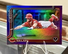 2025 Topps Series 2 MATT MCCLAIN #/250 PURPLE RAINBOW FOIL Reds