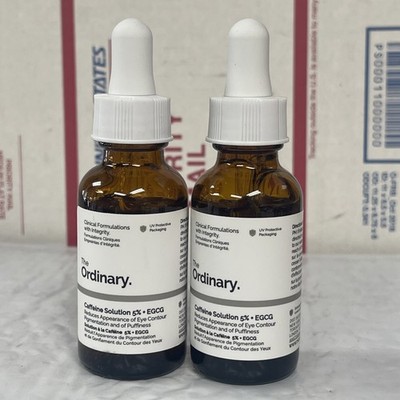 2 pack The Ordinary Caffeine Solution 5 EGCG - 30ml New No Box