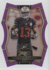 2016 Panini Select Premier Level Die-Cut Purple Prizm 70/75 Aaron Burbridge s3g