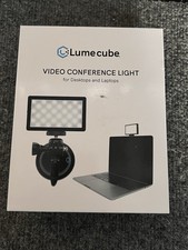 LUME CUBE VIDEO CONFERENCE LIGHTING KIT WEBCAM LED LIGHT WITH LAPTOP MOUNT
