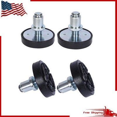 New 4PK Auto Car Lift Round Tray Rubber Pads Peg Screw-up Pads 50mm
