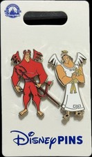 Disney Parks Emperors New Groove Kronk Angel & Devil 2 Pin Set OE