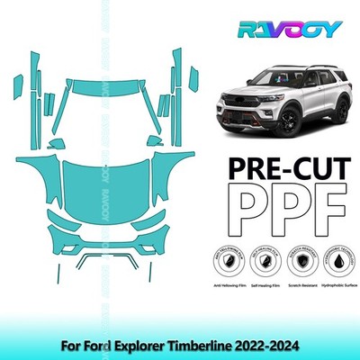 PreCut Paint Protection Film PPF For Ford Explorer Timberline 2022-2024