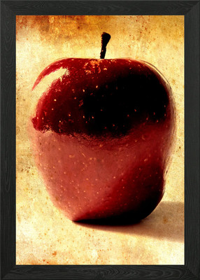 Alter Apfel 05 Gerahmtes Wandbild Poster Leinwandbild Bild