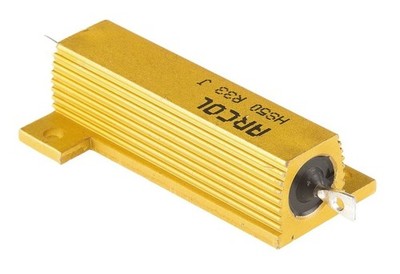 ZWEI STÜCK Arcol HS50 J R33 50W Aluminium plattierter Widerstand