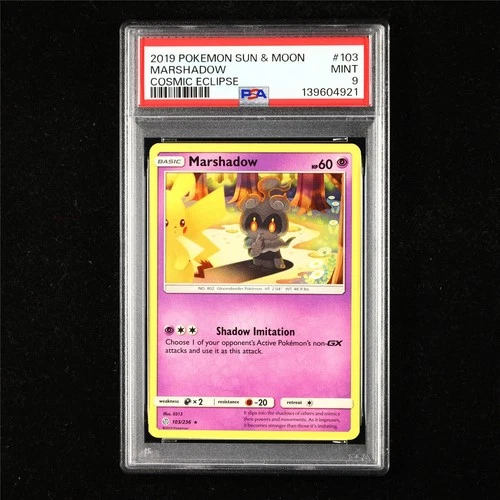 PSA 9 MINT 2019 Pokemon ENG Marshadow 103/236