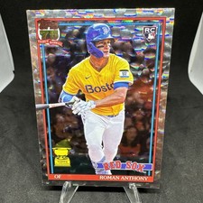 Roman Anthony 1991 Silver cracked Ice RC 2026 Topps Series 1 T91-71 Red Sox MINT
