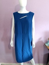 Dress royal blue cut-out dress by Fair Lady - Plus Size 24 - RRP £45