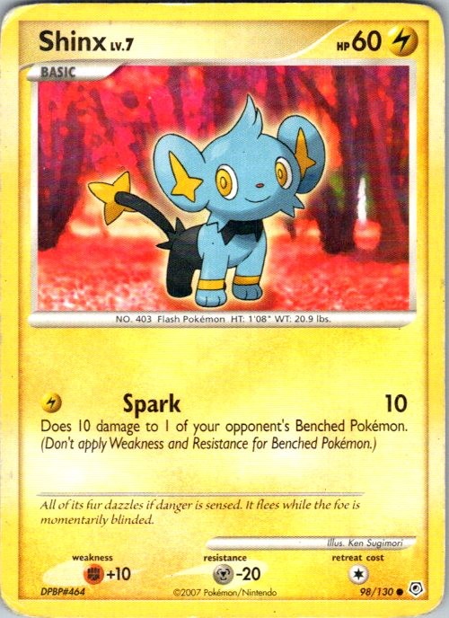 Shinx Diamond and Pearl 98/130 MP