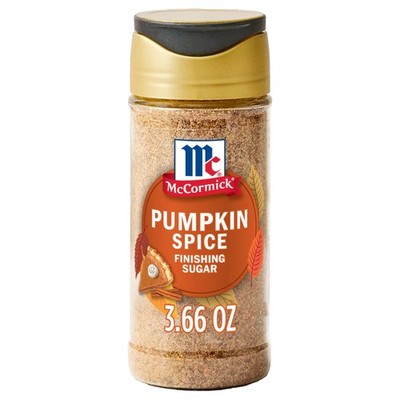 McCormick Finishing Sugar, Pumpkin Spice, 3.66 Ounce (Pack of 1), Beige 