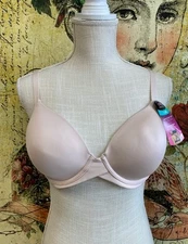 Maidenform Pink 36D One Fab Fit Modern Demi Underwire T-Shirt Bra 7543 New